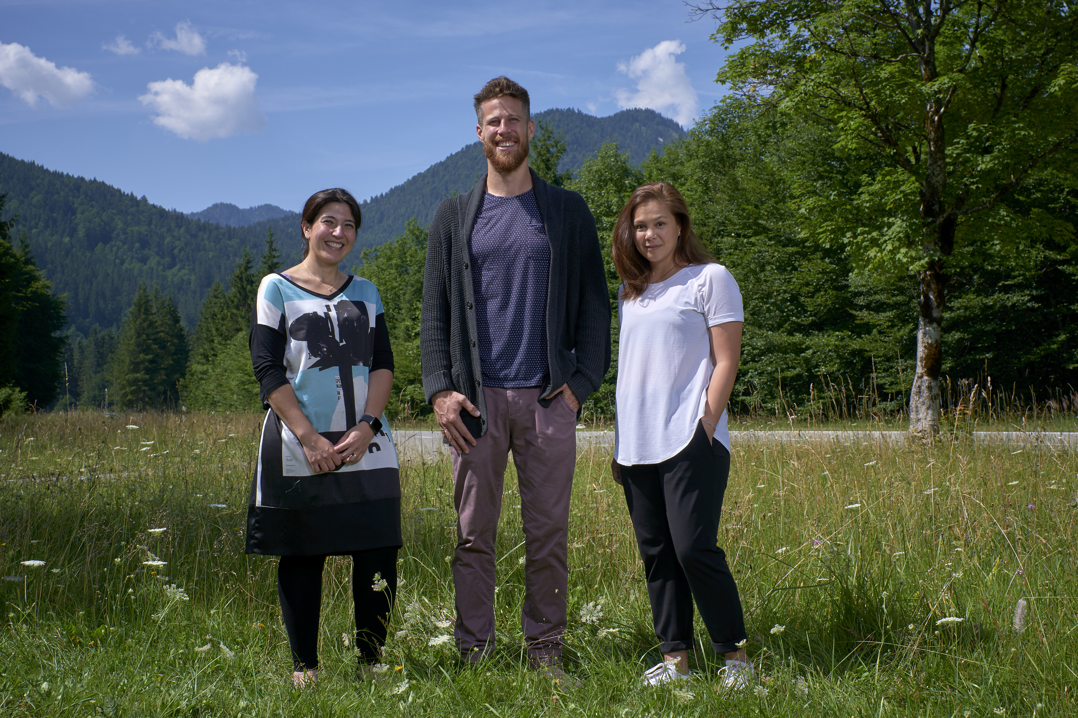 The facilitation team at BMW Summer School 2019 — Lengriess-Fall, Bavaria